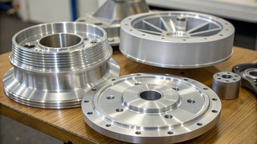 An image of a commercial aircraft with callouts pointing to structural components made from 7075 aluminum.